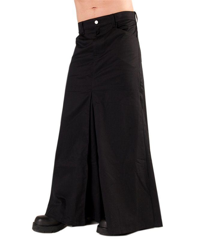 Black Pistol Men Skirt Denim Schwarz | Aderlass