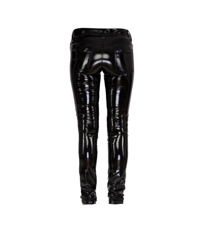Lovesect Skinny Pants Shiny PVC Schwarz | Aderlass