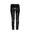 Lovesect Skinny Pants Shiny PVC Schwarz