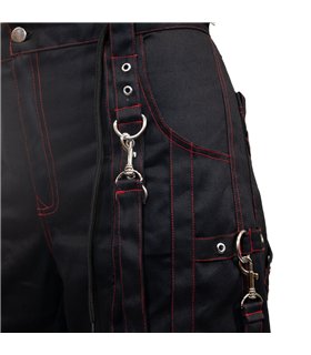 Aderlass Rave Pants Schwarz Rot Aderlass Rave Pants Schwarz Rot