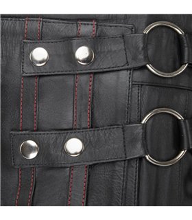 Fight Kilt Leather Schwarz | Aderlass