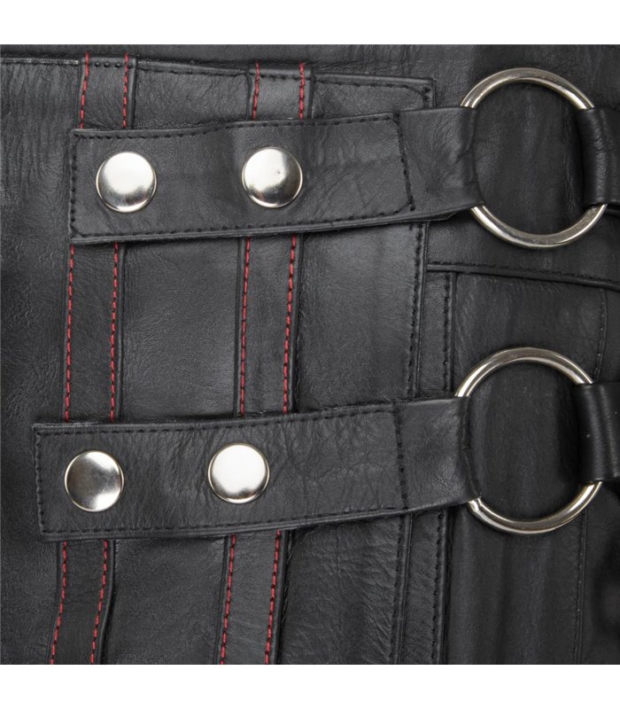 Fight Kilt Leather Schwarz | Aderlass