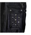 Aderlass Rockstar Kilt Leather Schwarz Aderlass Rockstar Kilt Leather Schwarz
