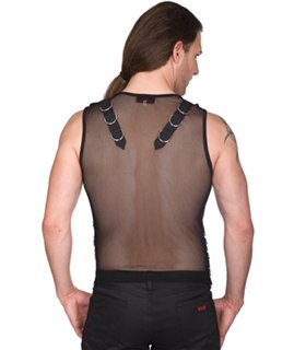 Aderlass Tank Vest Net Schwarz