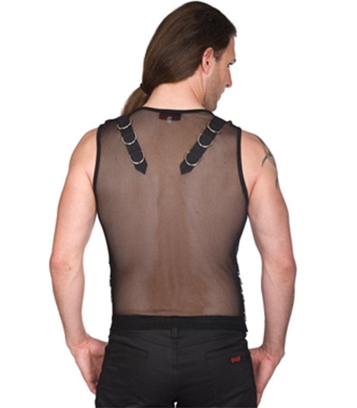 Tank Vest Net Schwarz | Aderlass