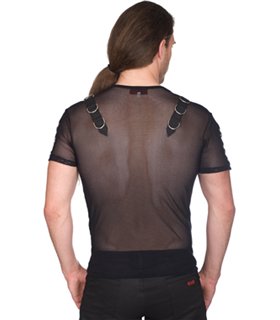Aderlass Battle Shirt Net Schwarz