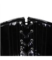 Aderlass Underbust Corset Shiny PVC Schwarz