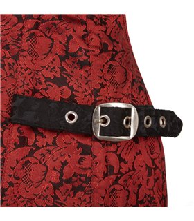 Aderlass Steampunk Corset Brocade Rot Aderlass Steampunk Corset Brocade Rot