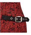 Aderlass Steampunk Corset Brocade Rot Aderlass Steampunk Corset Brocade Rot