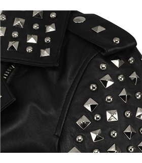 Aderlass Ladys Rockstar Jacket Nappa Leather Schwarz
