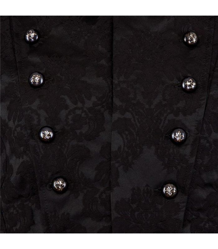 Admiral Coat Brocade Schwarz | Aderlass