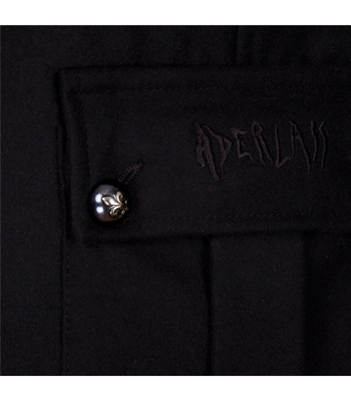 Admiral Coat Wool Schwarz | Aderlass