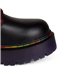 8-Eye Boots Plateau Leather Pride Edition Black-Purple | Aderlass