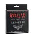 Lingerie Ladies String Schwarz | Aderlass
