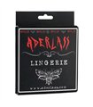 Lingerie Ladies String Schwarz | Aderlass