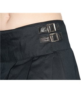 Black Pistol Buckle Mini Denim Schwarz | Aderlass