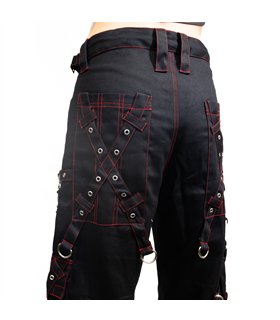 Rave Pants Schwarz Rot | Aderlass