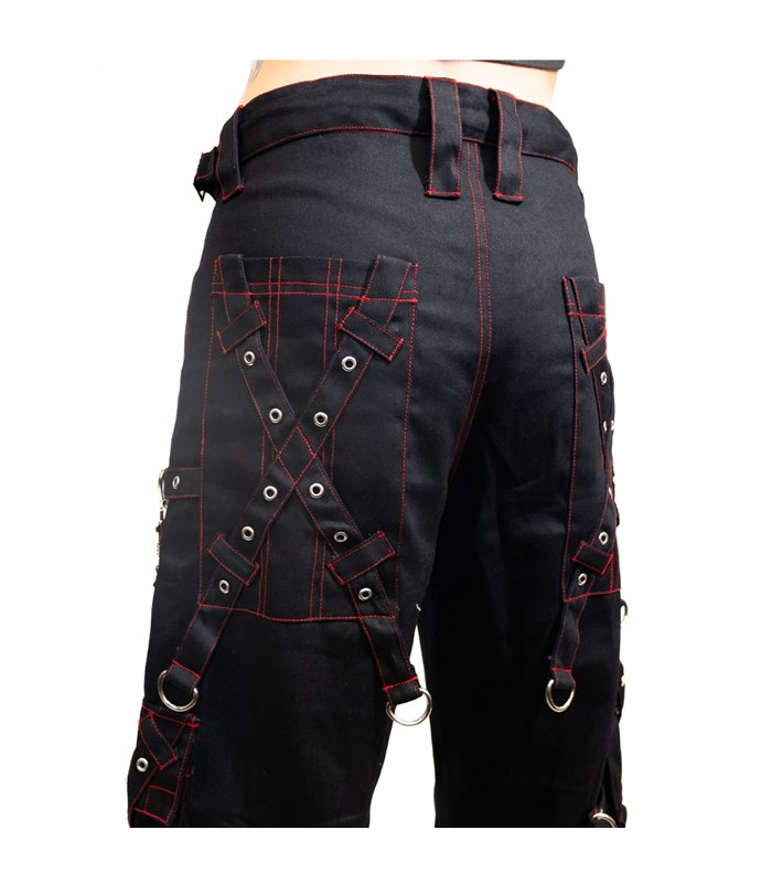 Rave Pants Schwarz Rot | Aderlass