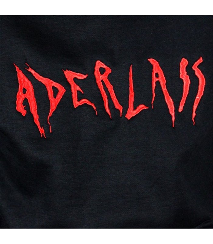 Hoodie Kapuzen-Pullover Schwarz | Aderlass