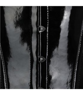 Aderlass Underbust Corset Shiny PVC Schwarz