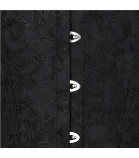 Aderlass Underbust Corset Brocade Schwarz