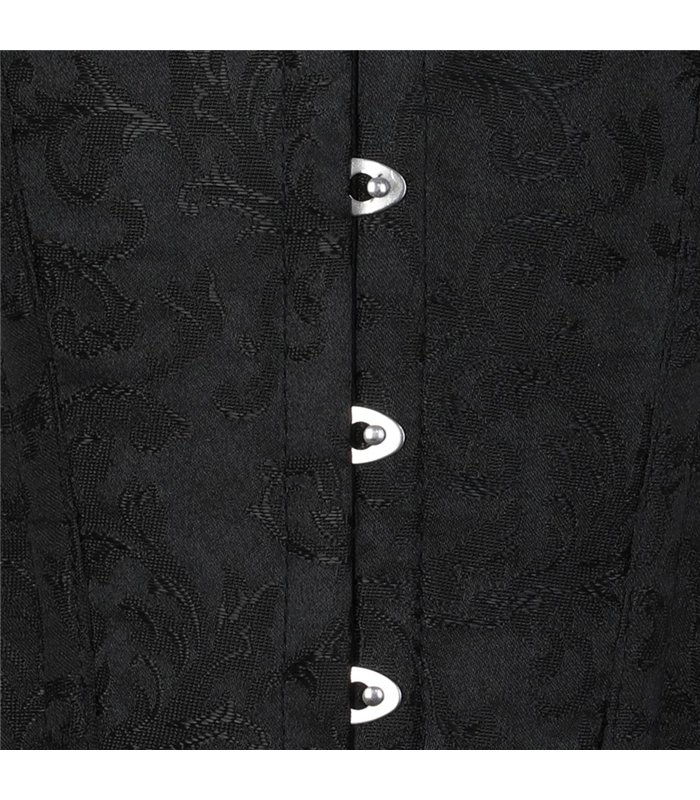 Underbust Corset Brocade Schwarz | Aderlass
