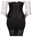 Aderlass Underbust Corset Satin Schwarz