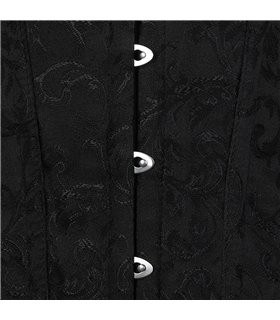 Corset Brocade Schwarz | Aderlass