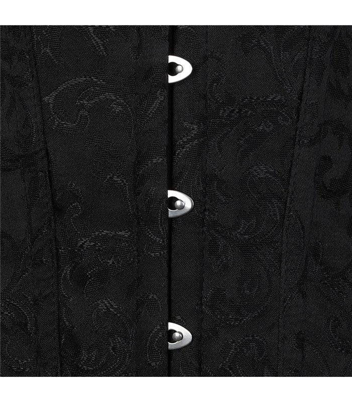 Corset Brocade Schwarz | Aderlass