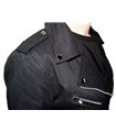 Aderlass Ladys Biker Jacket Denim Schwarz Aderlass Ladys Biker Jacket Denim Schwarz