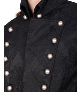 Admiral Coat Brocade Schwarz | Aderlass