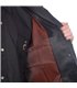 Mens Military Coat Nappa Leather Schwarz | Aderlass