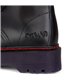 8-Eye Boots Plateau Leather Black-Purple | Aderlass