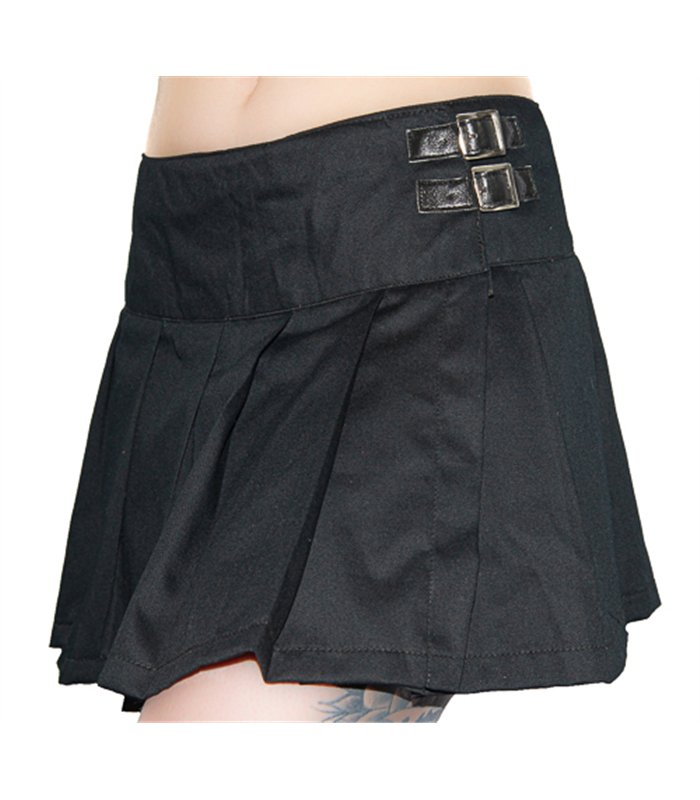 Black Pistol Buckle Mini Denim Schwarz | Aderlass