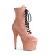 Faux Suede Platform Ankle Boot ADORE-1020FS - Baby Pink