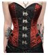 Steampunk Corset Brocade Rot | Aderlass