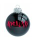 Christbaumkugeln Set 4 Glaskugeln Schwarz | Aderlass