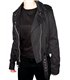 Ladys Biker Jacket Denim Schwarz | Aderlass