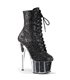 Glitter Plateau Boots ADORE-1020G - Black