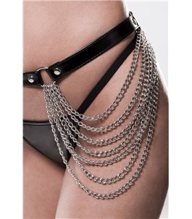 Sexy Settenset in schwarz