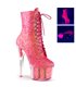 Glitter Platform Boots ADORE-1020G - Neon Pink