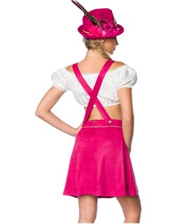 Dirndline Trachtenrock mit Stickereien schwarz