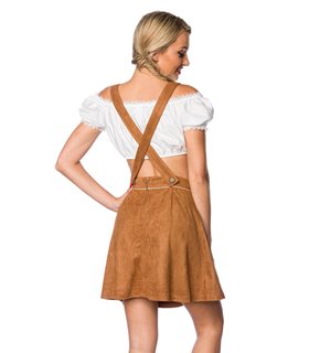 Dirndline Trachtenrock mit Stickereien schwarz