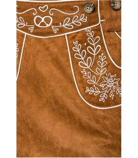 Dirndline Trachtenrock mit Stickereien schwarz