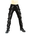 Belt Pants Denim Schwarz | Aderlass
