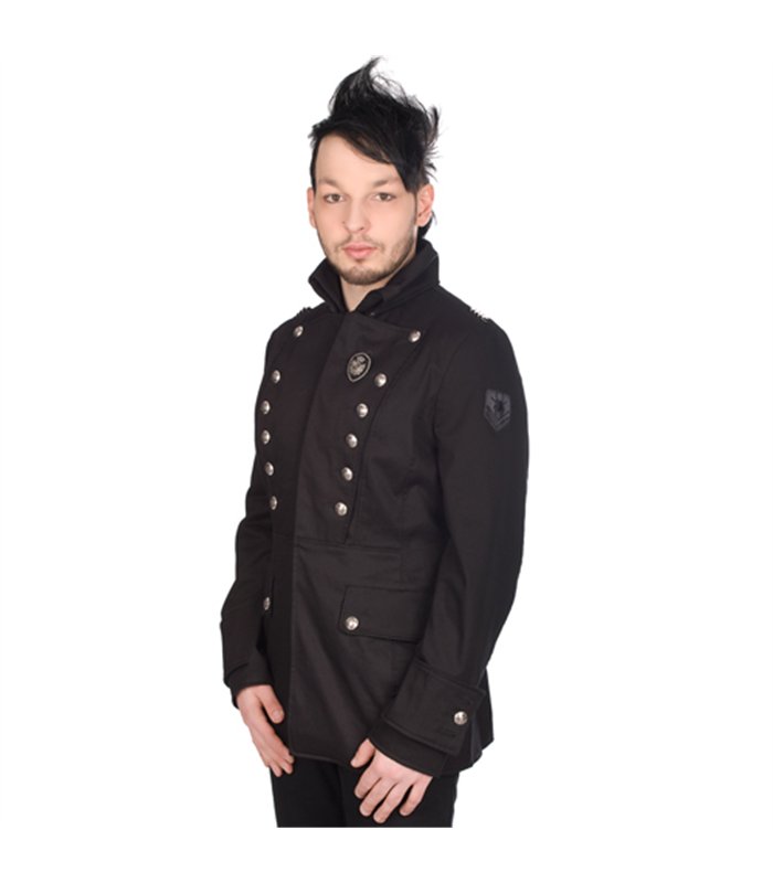 Military Jacket Denim Schwarz | Aderlass