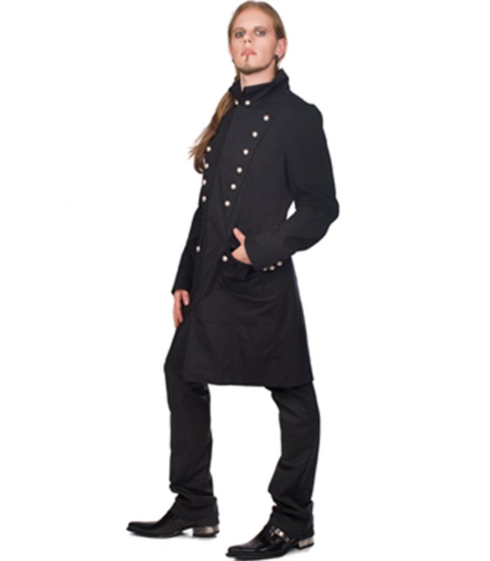 Admiral Coat Denim Schwarz | Aderlass