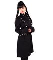 Ladys Pirate Coat Denim Schwarz | Aderlass