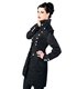 Ladys Pirate Coat Brocade Schwarz | Aderlass