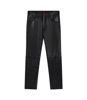 Pants Nappa Leather Schwarz | Aderlass